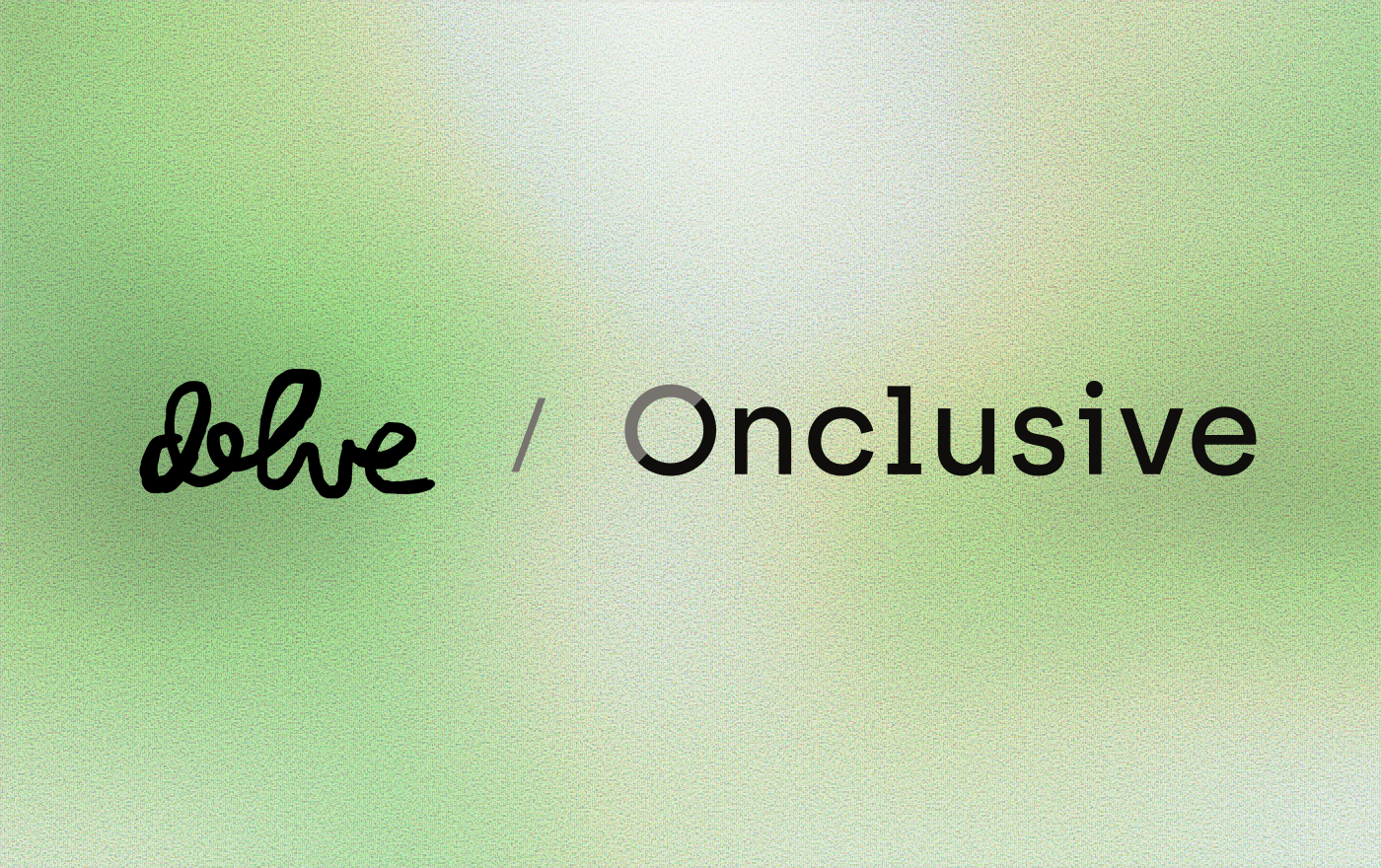 Delve and Onclusive logos